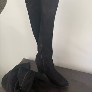 Black Over the knee Women's Boots